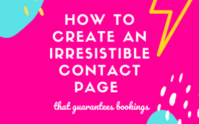 How to create an irresistible contact page that guarantees bookings
