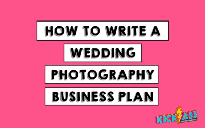 How to write a wedding photography business plan
